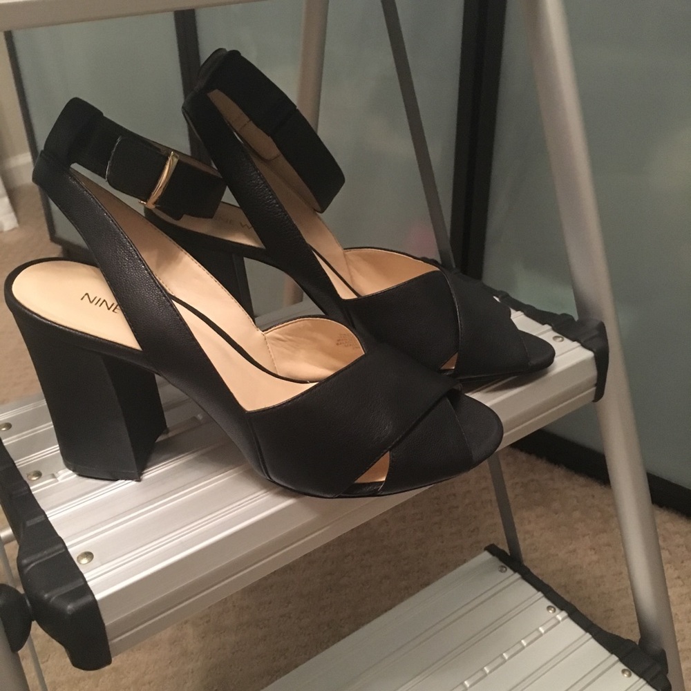 Black Nine West Sandals